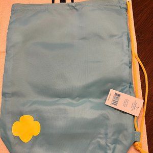 Brand New Girl Scouts Cinch Sak Bag